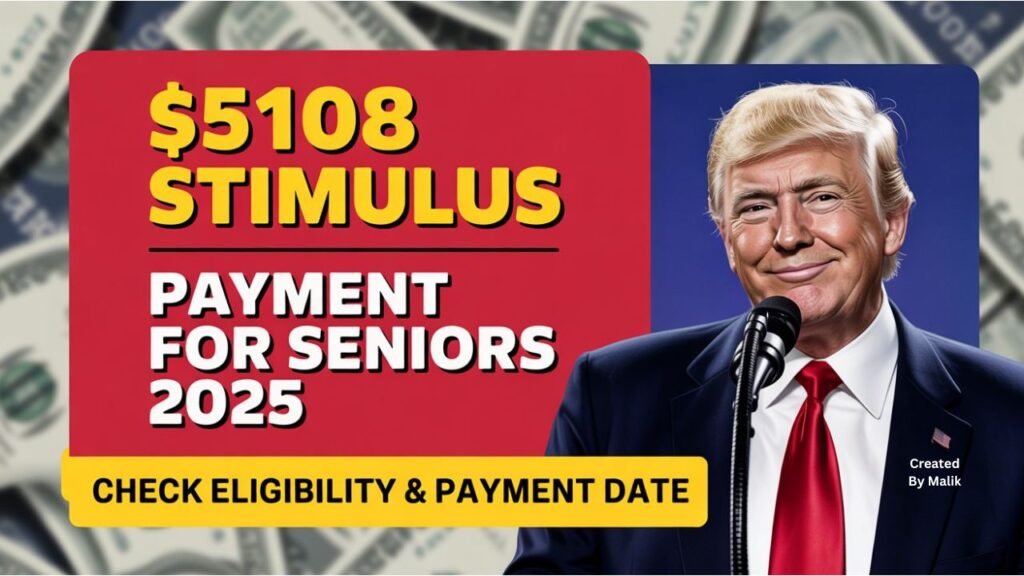 $5,108 Stimulus Payment for Seniors – December 2025 Full Schedule and Details